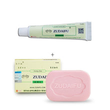 Load image into Gallery viewer, Psoriasis Antibacterial Cream Sulfur Soap ZUDAIFU Handmade Chinese Herbal Restrain Bacterium Sulphur Soap Whitening Bath