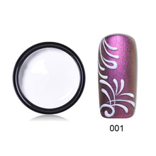 Load image into Gallery viewer, 8ml Nail Art Shining Glitter Sequins Platinum Paint Gel Crystal Nail Art Soak off Platinum Rose Gold UV Gel Nail Polish