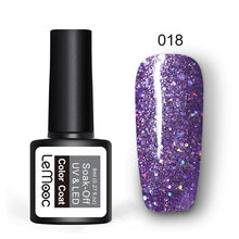 Load image into Gallery viewer, 8ml Nail Art Shining Glitter Sequins Platinum Paint Gel Crystal Nail Art Soak off Platinum Rose Gold UV Gel Nail Polish