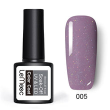 Load image into Gallery viewer, 8ml Nail Art Shining Glitter Sequins Platinum Paint Gel Crystal Nail Art Soak off Platinum Rose Gold UV Gel Nail Polish