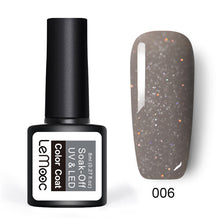Load image into Gallery viewer, 8ml Nail Art Shining Glitter Sequins Platinum Paint Gel Crystal Nail Art Soak off Platinum Rose Gold UV Gel Nail Polish