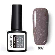 Load image into Gallery viewer, 8ml Nail Art Shining Glitter Sequins Platinum Paint Gel Crystal Nail Art Soak off Platinum Rose Gold UV Gel Nail Polish