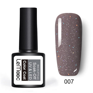 8ml Nail Art Shining Glitter Sequins Platinum Paint Gel Crystal Nail Art Soak off Platinum Rose Gold UV Gel Nail Polish