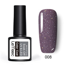 Load image into Gallery viewer, 8ml Nail Art Shining Glitter Sequins Platinum Paint Gel Crystal Nail Art Soak off Platinum Rose Gold UV Gel Nail Polish