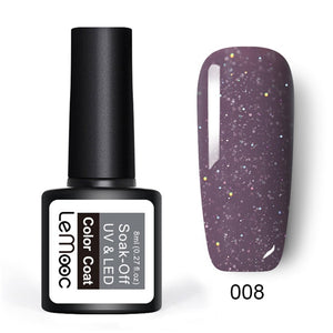 8ml Nail Art Shining Glitter Sequins Platinum Paint Gel Crystal Nail Art Soak off Platinum Rose Gold UV Gel Nail Polish