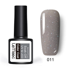Load image into Gallery viewer, 8ml Nail Art Shining Glitter Sequins Platinum Paint Gel Crystal Nail Art Soak off Platinum Rose Gold UV Gel Nail Polish