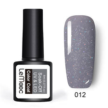 Load image into Gallery viewer, 8ml Nail Art Shining Glitter Sequins Platinum Paint Gel Crystal Nail Art Soak off Platinum Rose Gold UV Gel Nail Polish