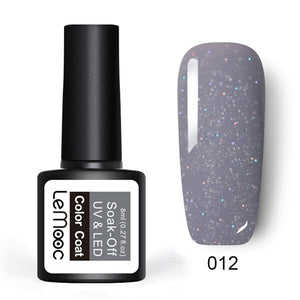 8ml Nail Art Shining Glitter Sequins Platinum Paint Gel Crystal Nail Art Soak off Platinum Rose Gold UV Gel Nail Polish