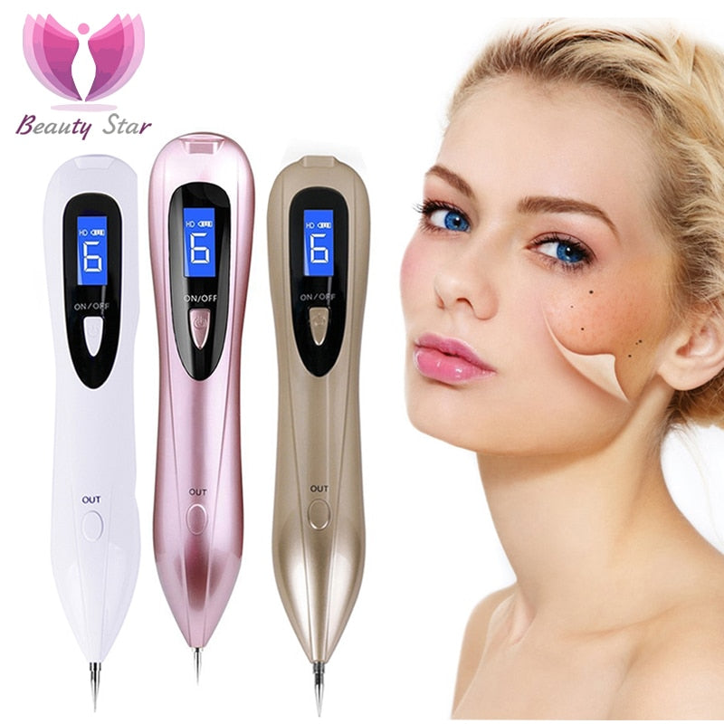 Skin Tag Mole Remover USB Rechargeable Home Laser Mole Remover Pen for Safe  and Permanent Removal of Face and Body Spots Moles Tattoos Beauty Tools